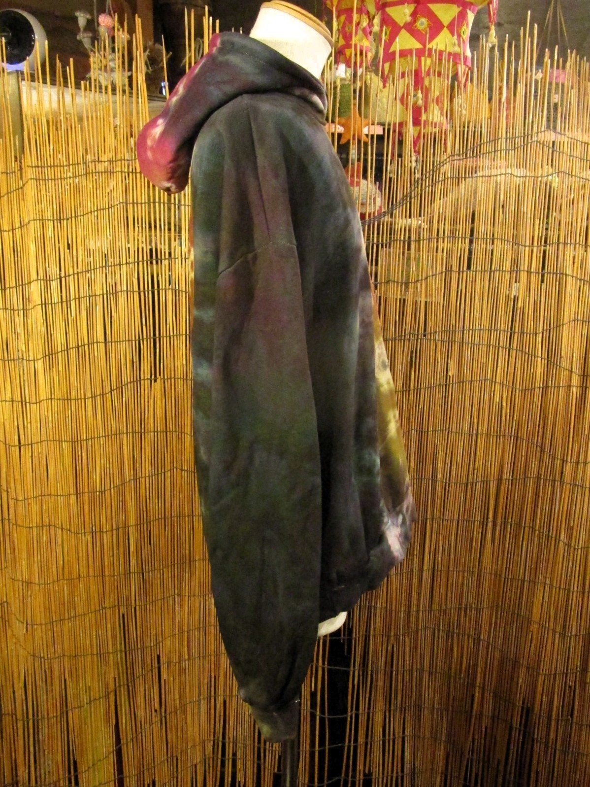 画像2: タイダイ染め＊裏起毛＊スウェット生地＊パーカー