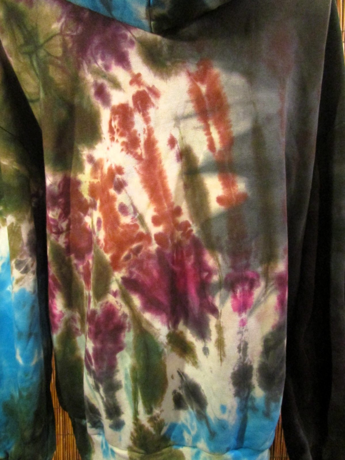 画像: タイダイ染め＊裏起毛＊スウェット生地＊パーカー