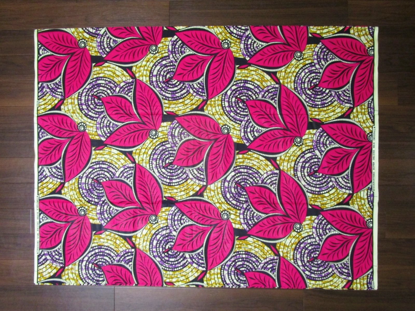 画像: アフリカンプリント生地 パーニュ