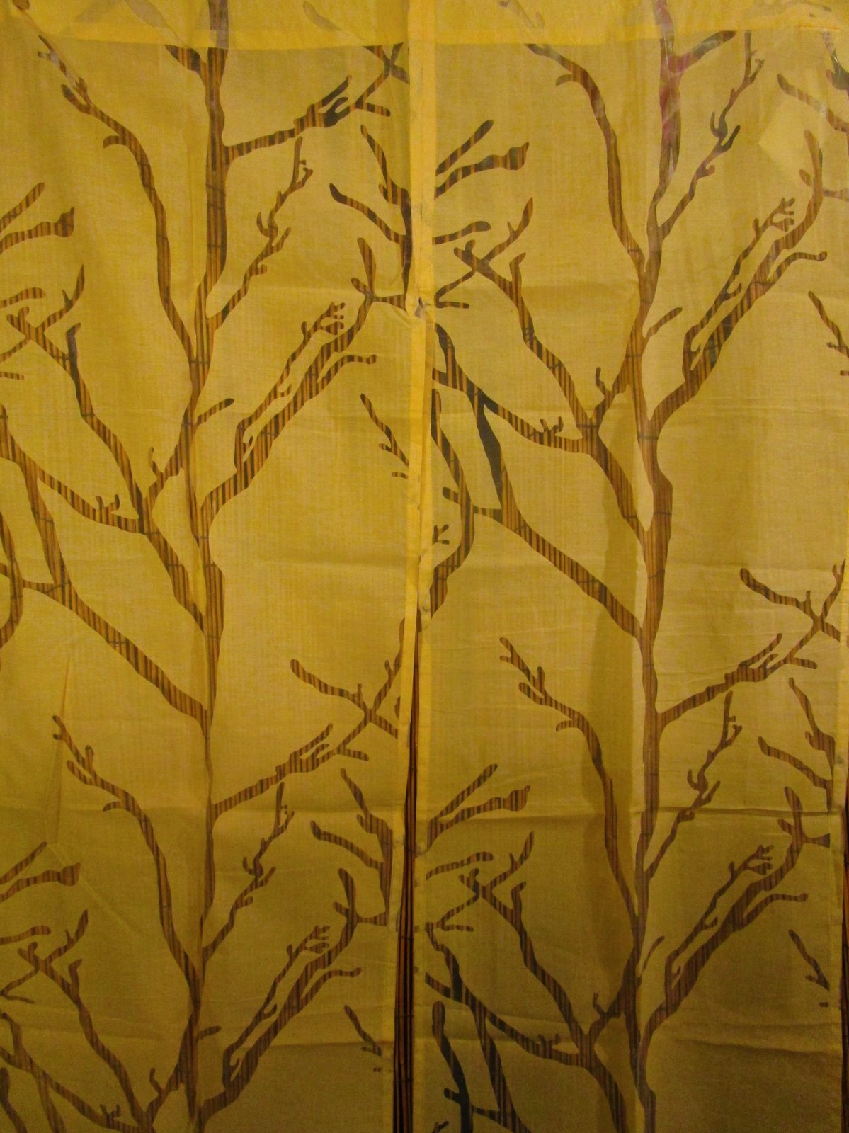 画像2: コットン＆ポリエステル素材＊スケルトン＊暖簾＊のれん