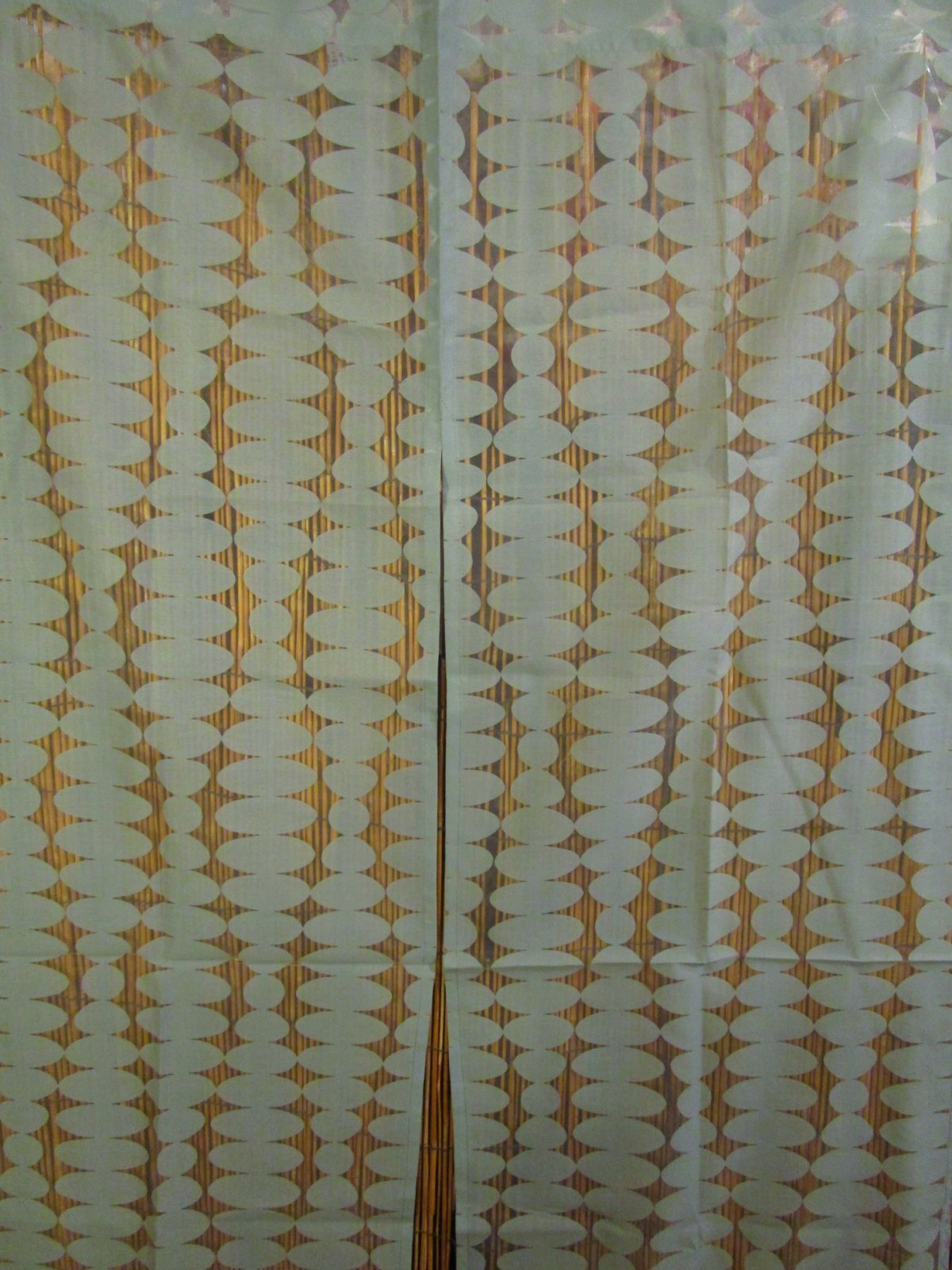 画像2: コットン＆ポリエステル素材＊スケルトン＊暖簾＊のれん