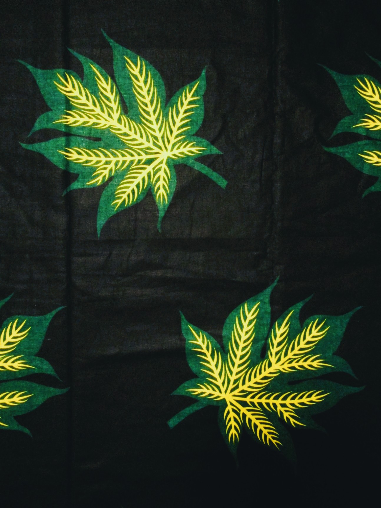 画像: アフリカンプリント生地 パーニュ