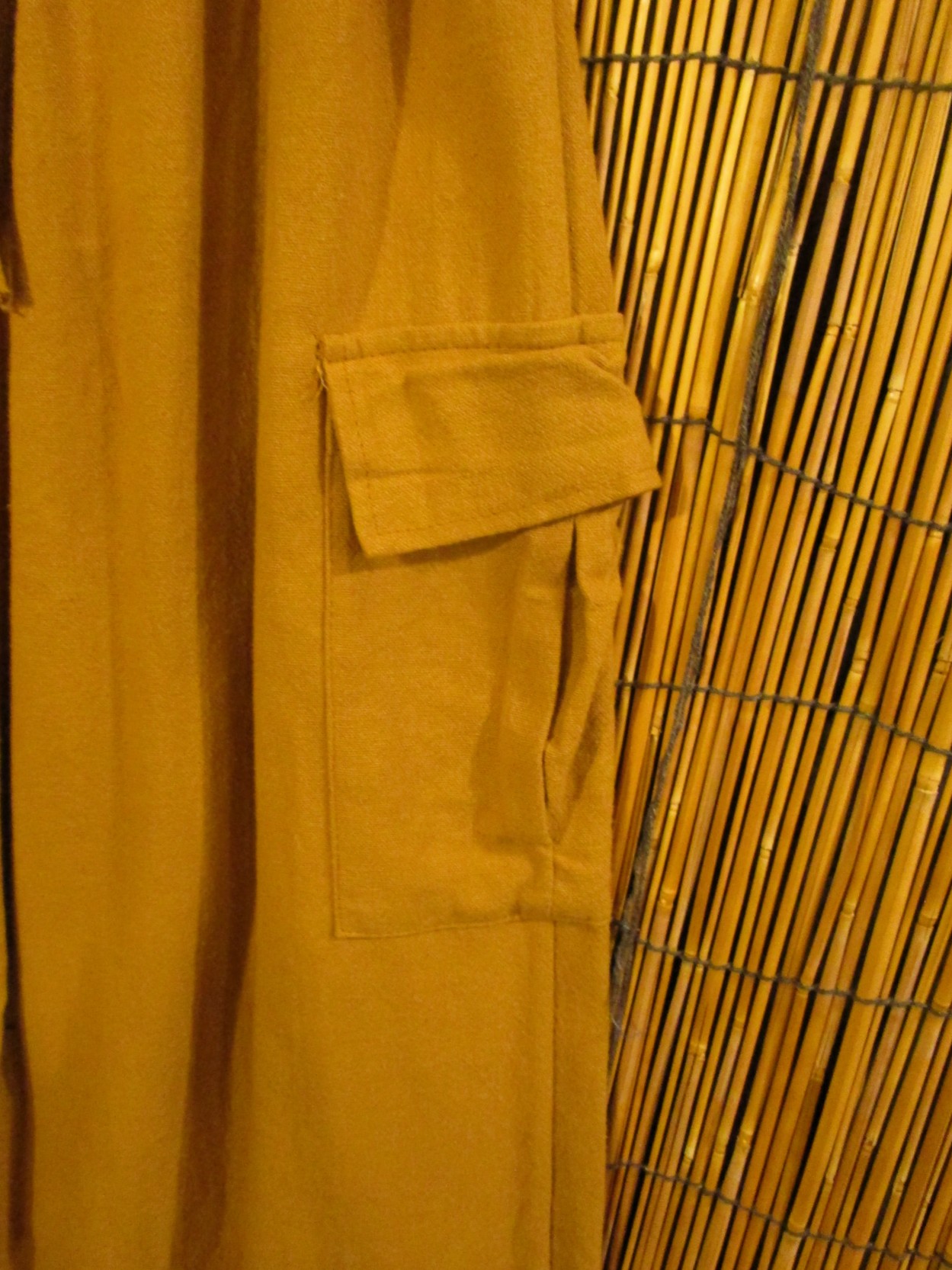 画像2: 無地＊コットン素材＊カーゴタイプ＊半端丈パンツ