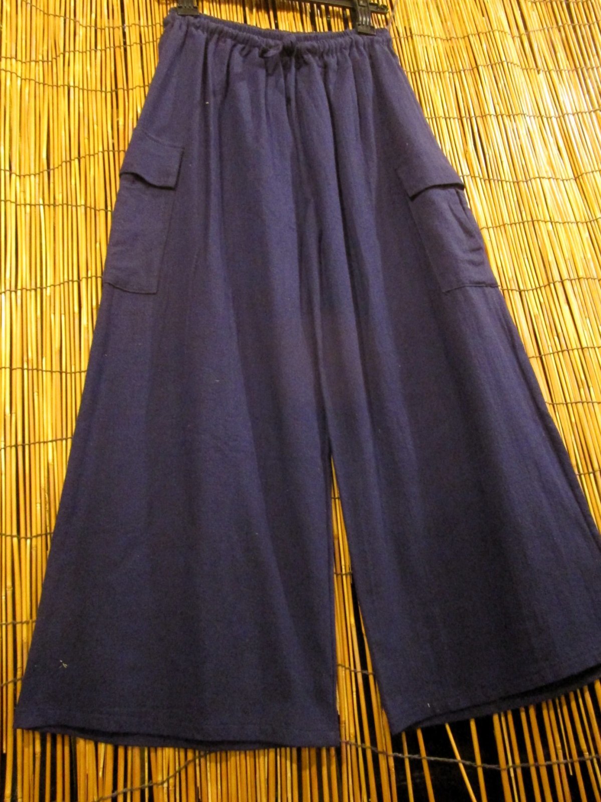 画像3: 無地＊コットン素材＊カーゴタイプ＊半端丈パンツ