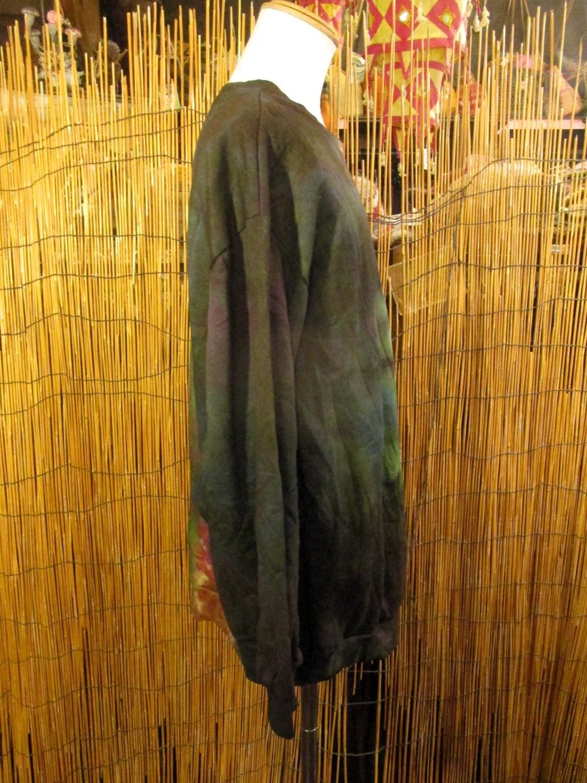 画像2: タイダイ染め＊裏起毛＊スウェット生地＊トレーナー