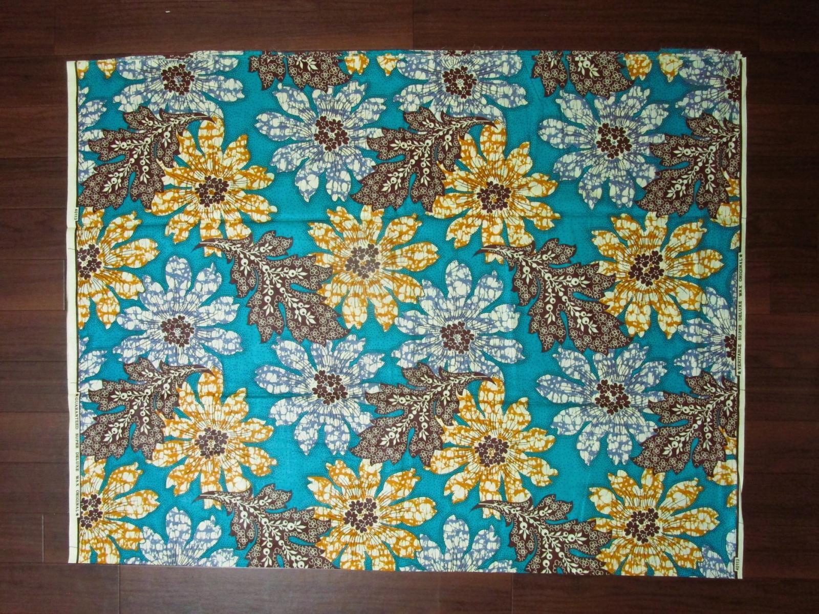 画像: アフリカンプリント生地 パーニュ