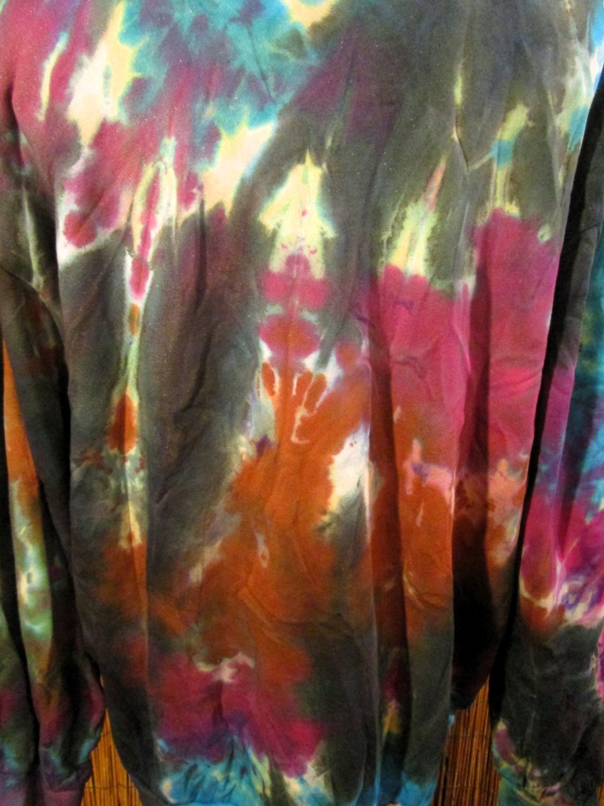 画像: タイダイ染め＊裏起毛＊スウェット生地＊トレーナー