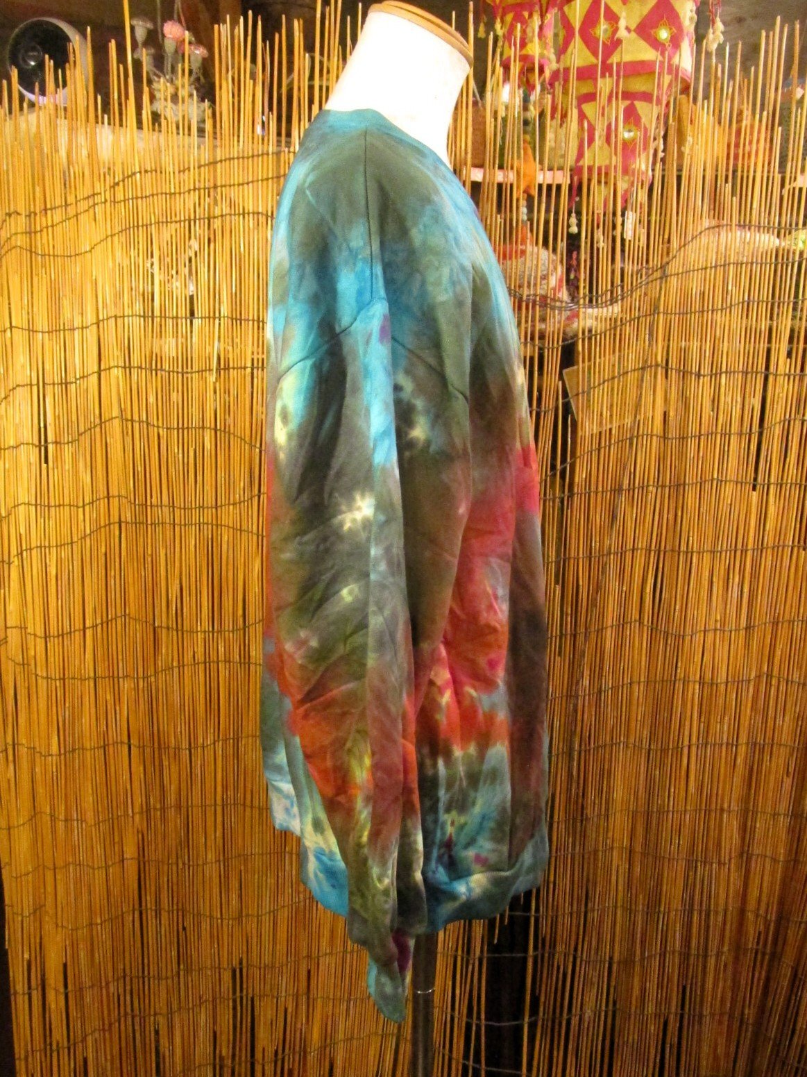 画像2: タイダイ染め＊裏起毛＊スウェット生地＊トレーナー