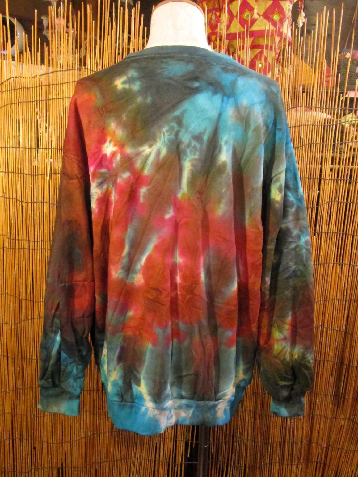 画像3: タイダイ染め＊裏起毛＊スウェット生地＊トレーナー