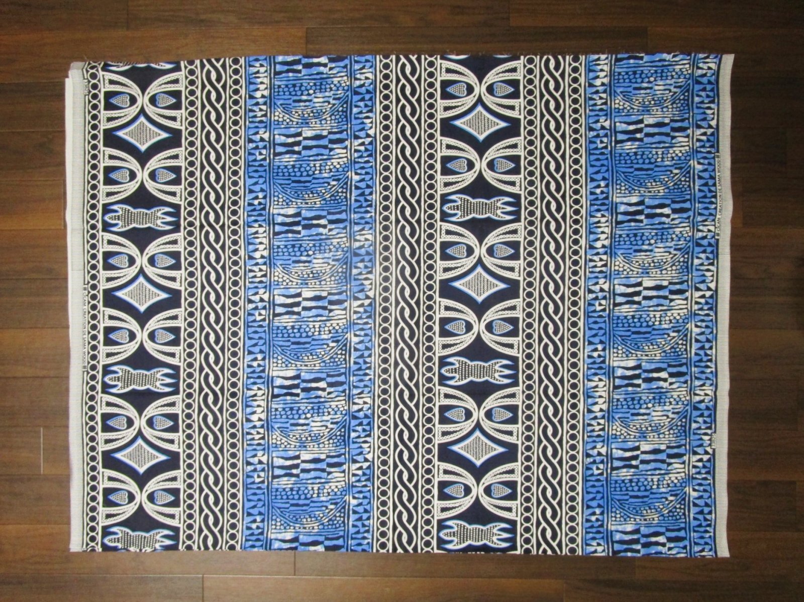 画像: アフリカンプリント生地 パーニュ