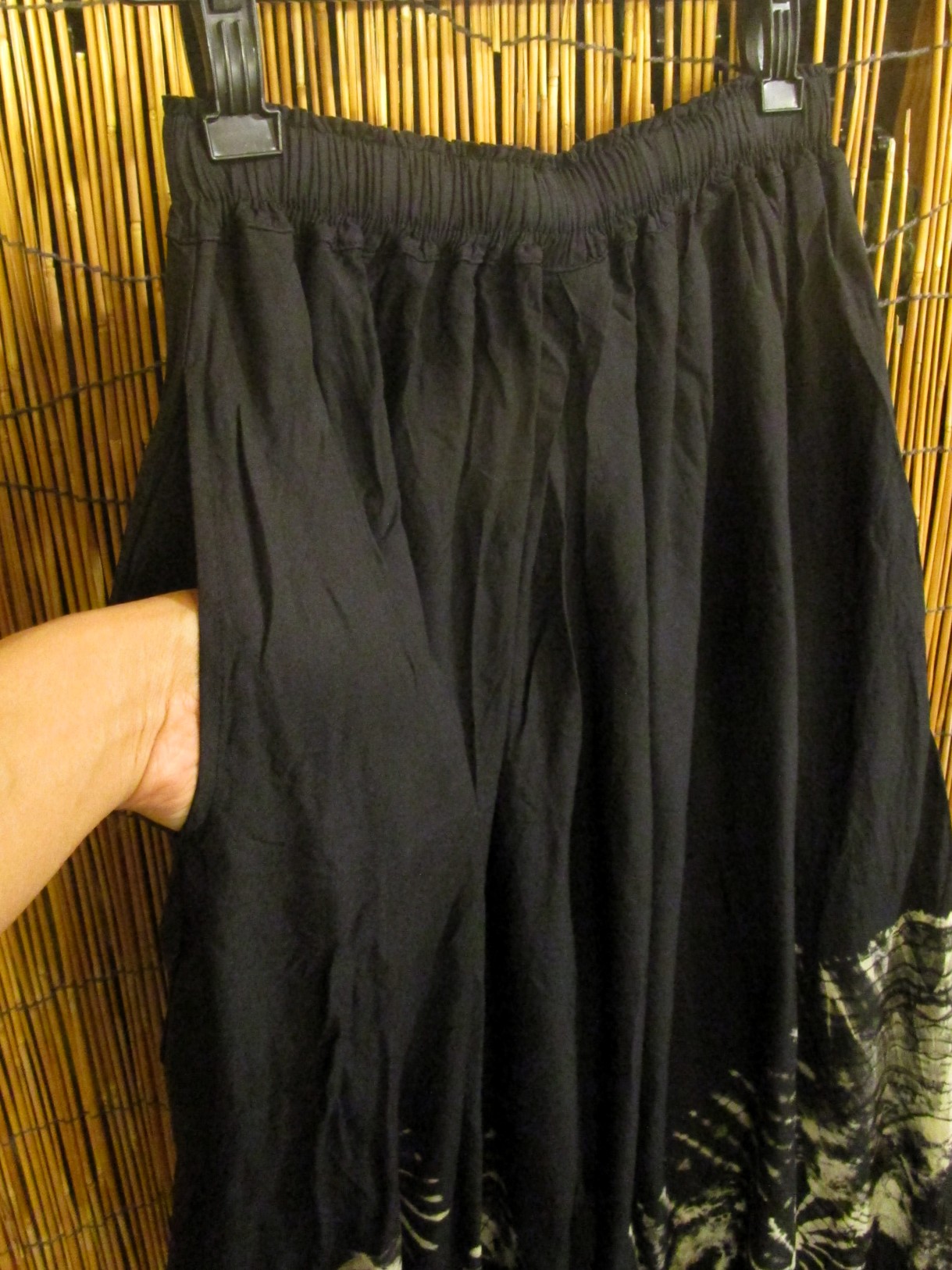 画像3: モノトーンタイダイ染め＊レーヨン素材＊ゆったりシルエット＊ビッグアラジンパンツ＊バルーンパンツ