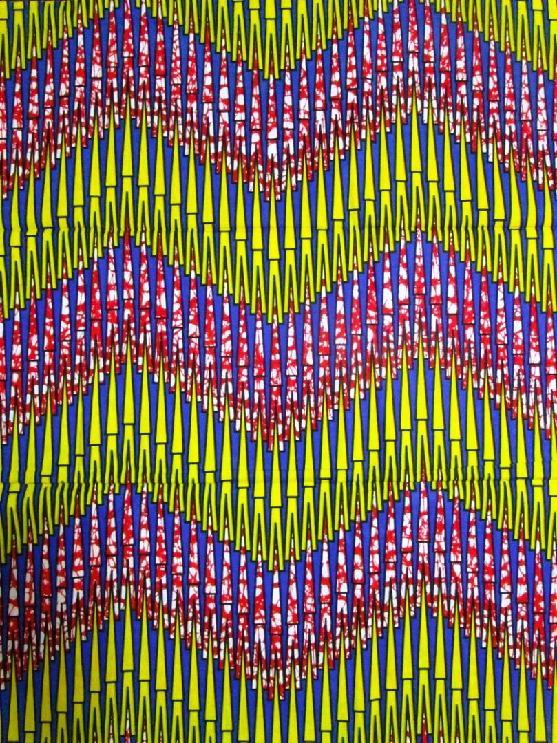 画像1: アフリカンプリント生地 パーニュ