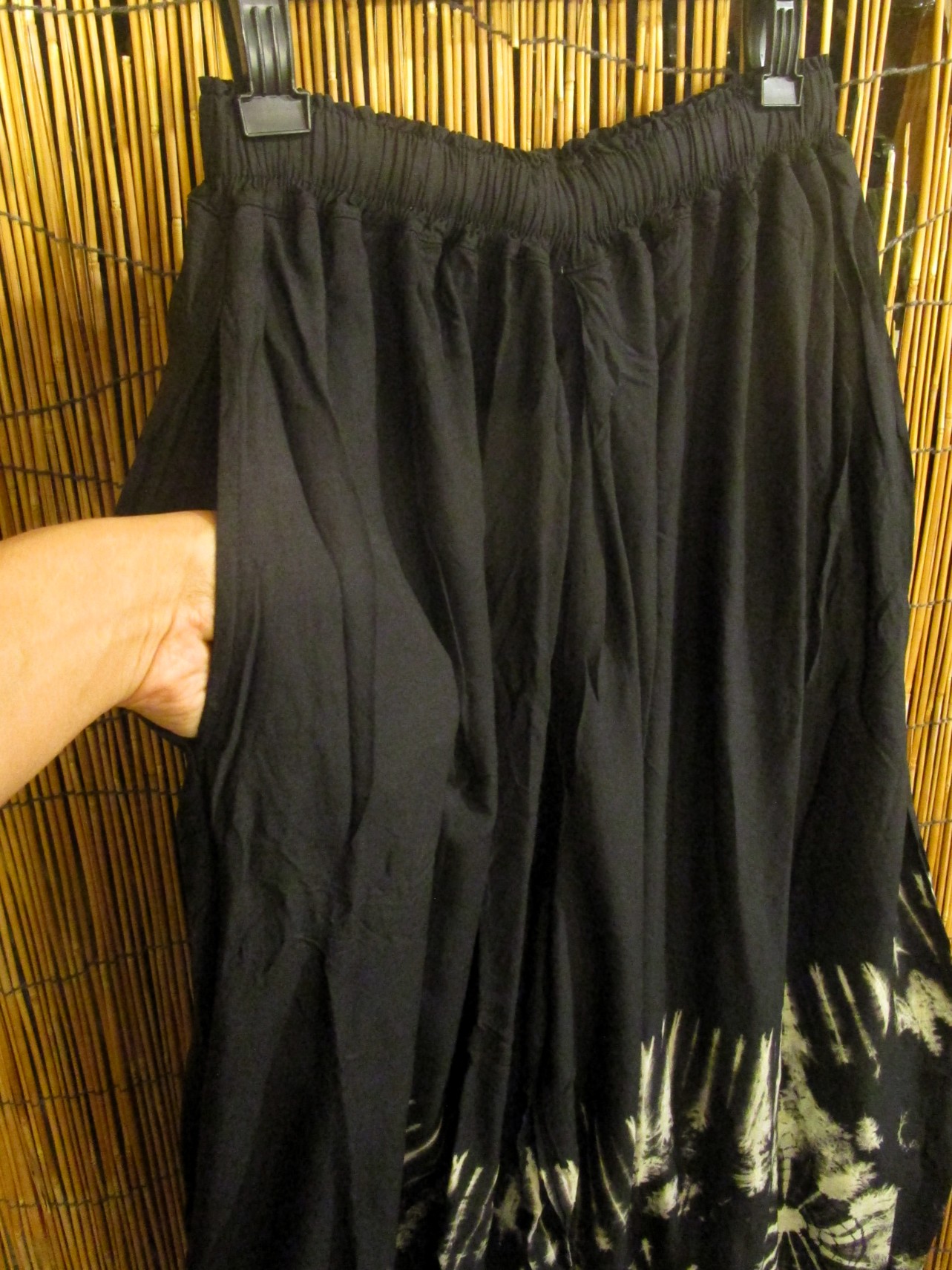 画像3: モノトーンタイダイ染め＊レーヨン素材＊ゆったりシルエット＊ビッグアラジンパンツ＊バルーンパンツ