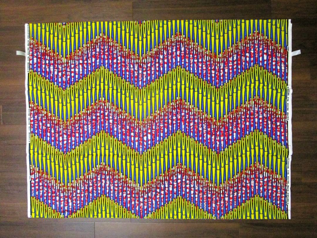 画像: アフリカンプリント生地 パーニュ