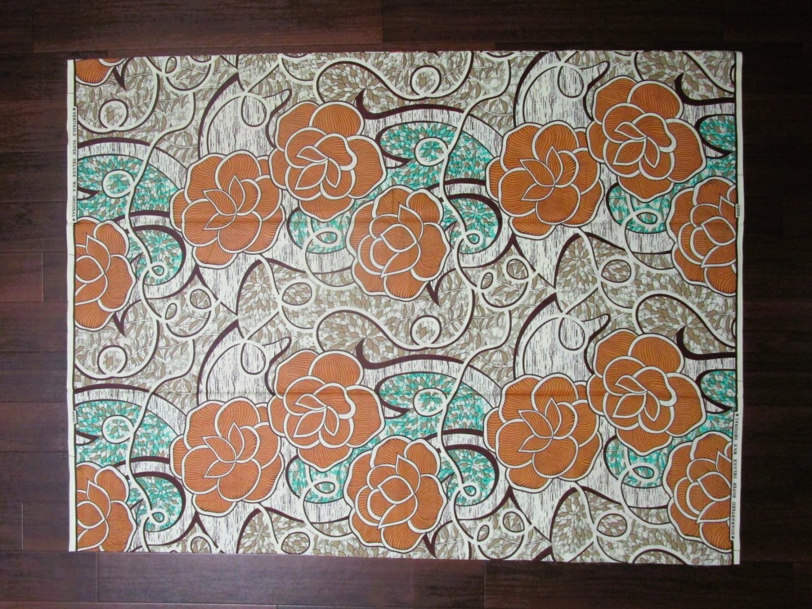 画像: アフリカンプリント生地 パーニュ