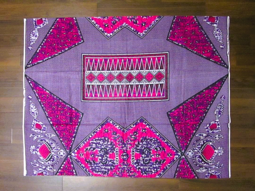 画像: アフリカンプリント生地 パーニュ