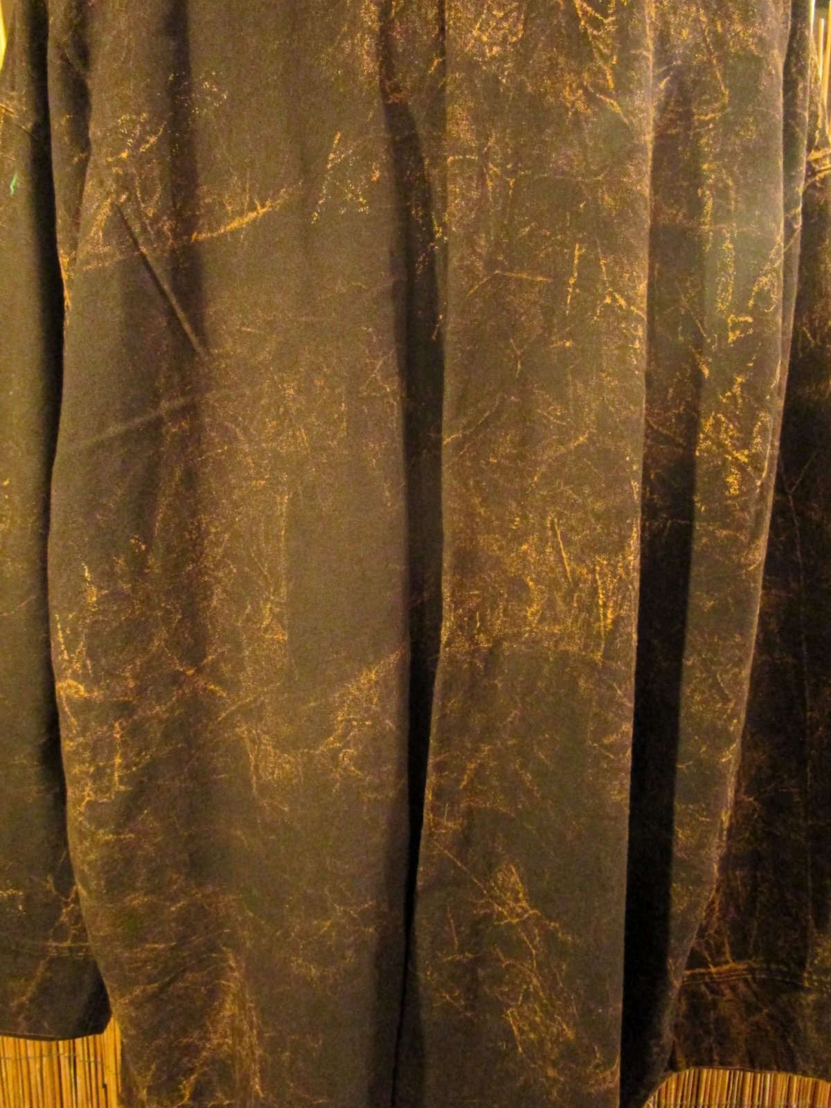 画像: ストーンウォッシュ加工＊コットン素材＊ゆったりサイズ＊２ＷＡＹ＊フリンジ＊スナフキン＊旅人風コート