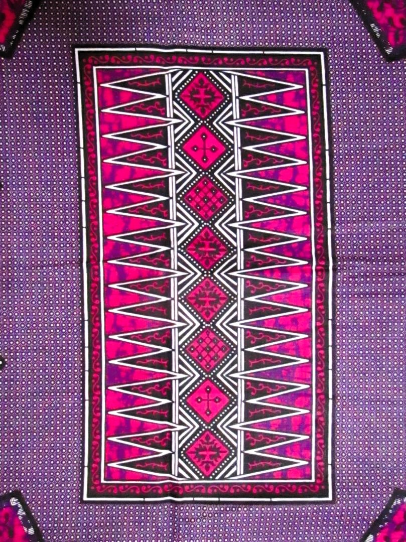 画像: アフリカンプリント生地 パーニュ