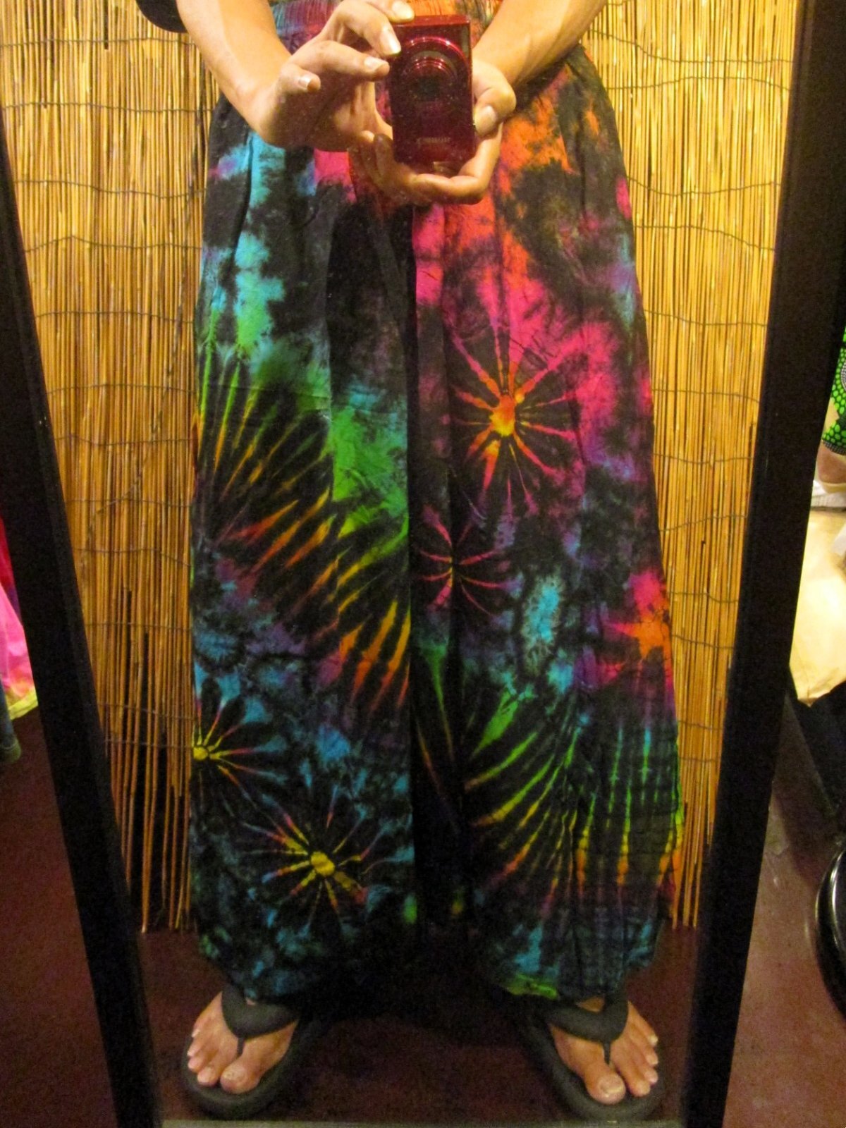 画像: タイダイ染め＊レーヨン素材＊ゆったりシルエット＊ビッグアラジンパンツ＊バルーンパンツ