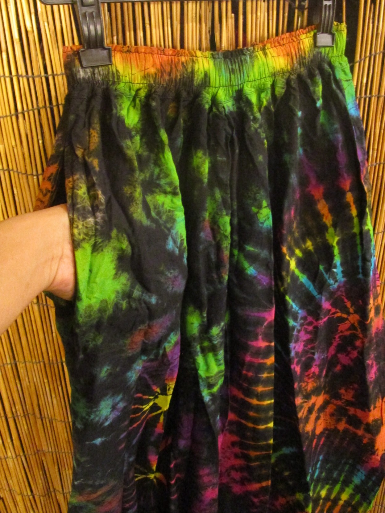 画像3: タイダイ染め＊レーヨン素材＊ゆったりシルエット＊ビッグアラジンパンツ＊バルーンパンツ