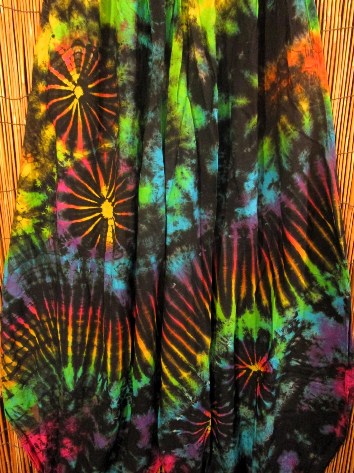 画像2: タイダイ染め＊レーヨン素材＊ゆったりシルエット＊ビッグアラジンパンツ＊バルーンパンツ