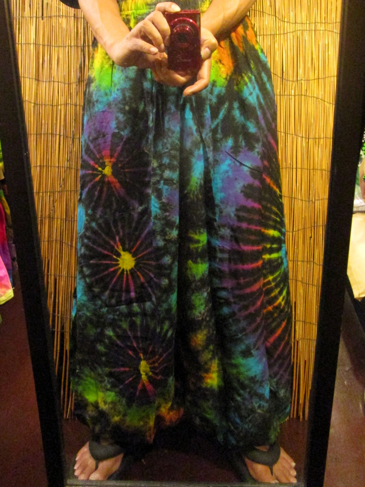 画像: タイダイ染め＊レーヨン素材＊ゆったりシルエット＊ビッグアラジンパンツ＊バルーンパンツ