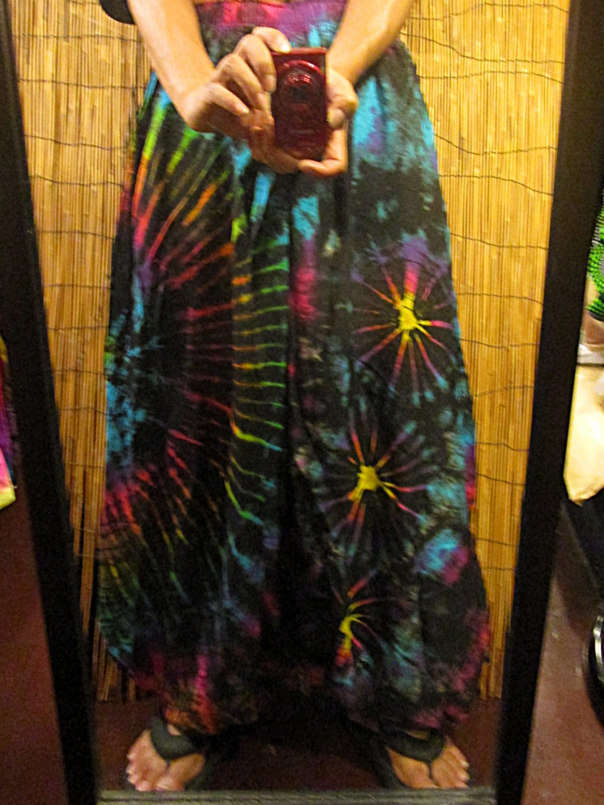 画像: タイダイ染め＊レーヨン素材＊ゆったりシルエット＊ビッグアラジンパンツ＊バルーンパンツ