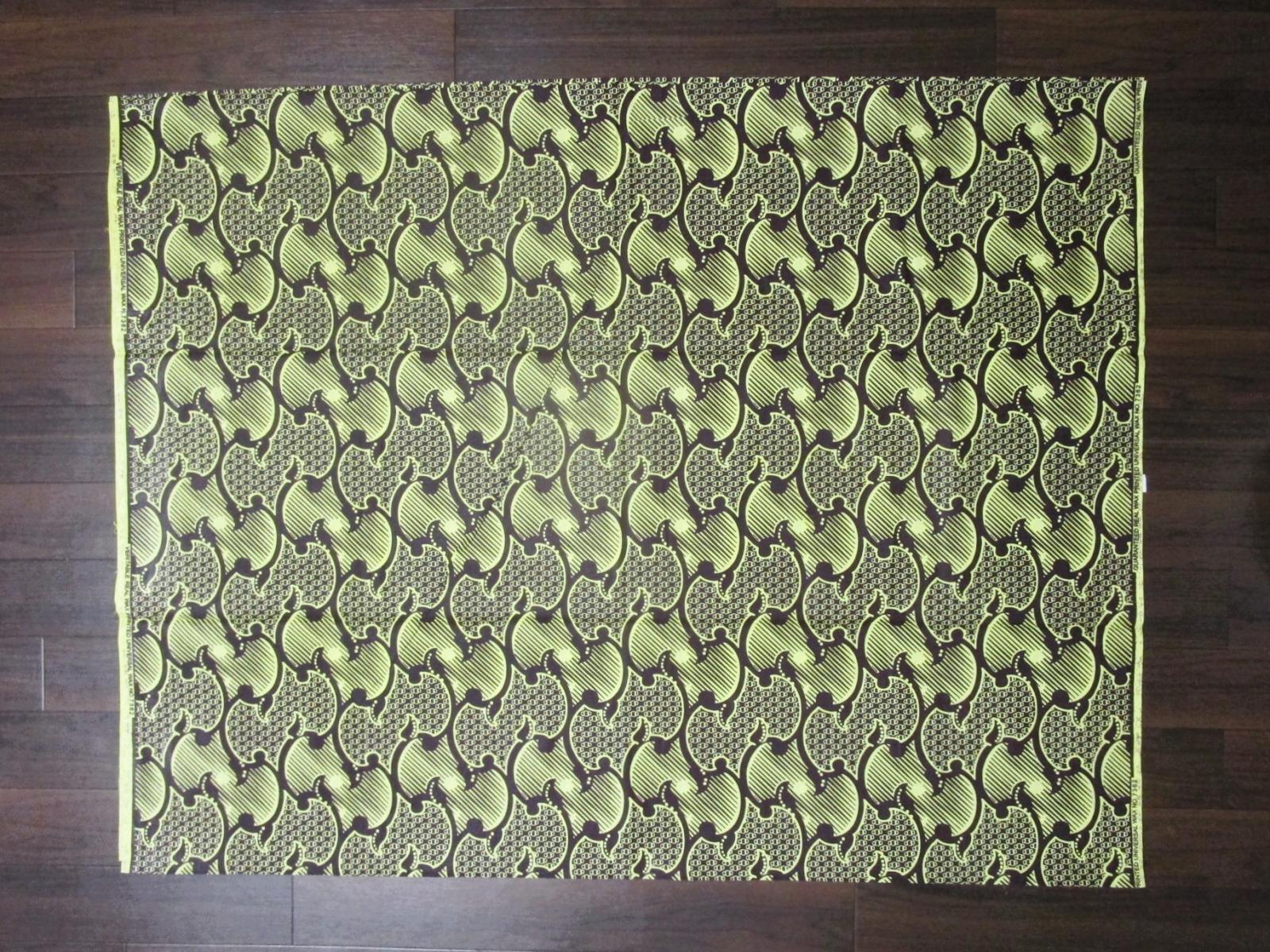 画像: アフリカンプリント生地 パーニュ