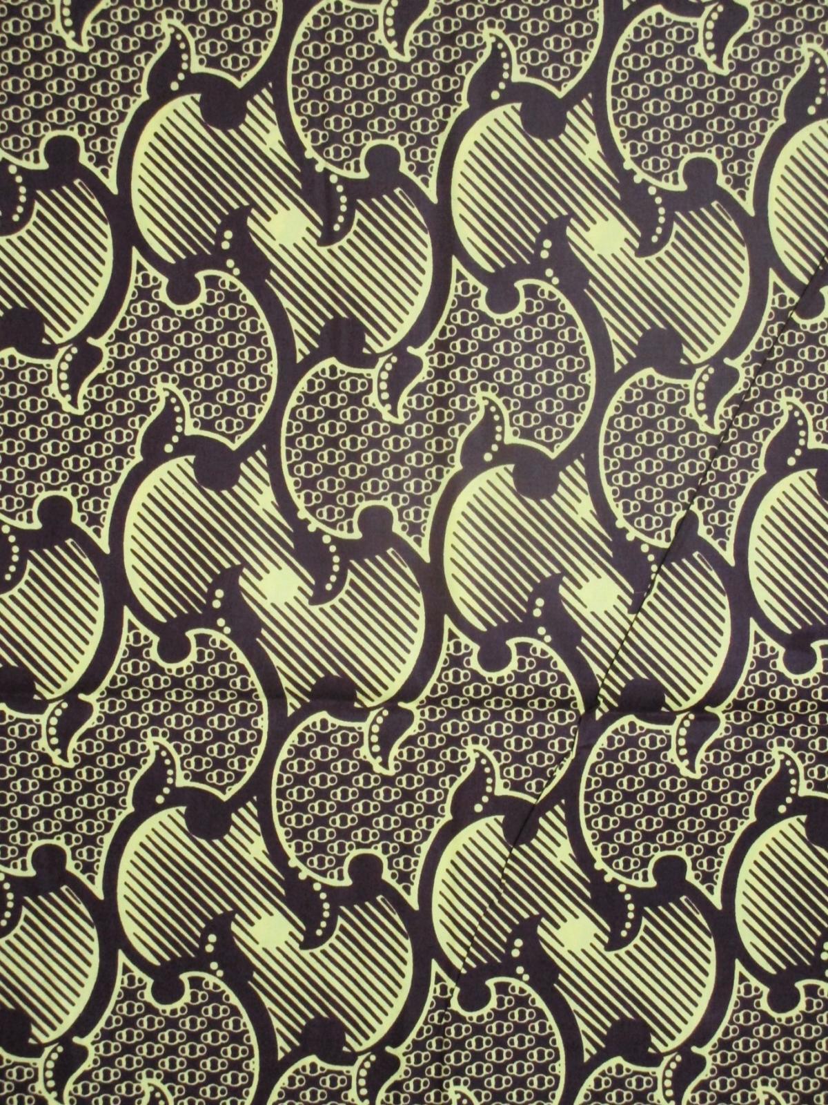 画像: アフリカンプリント生地 パーニュ