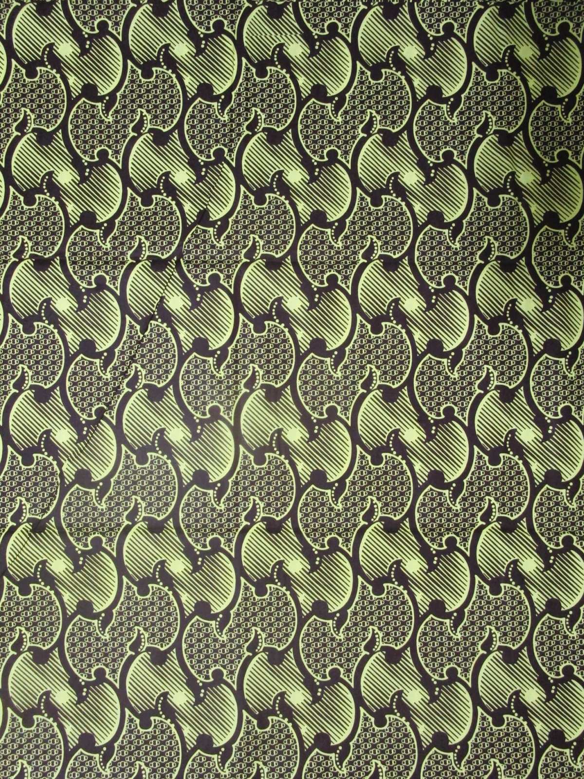 画像1: アフリカンプリント生地 パーニュ