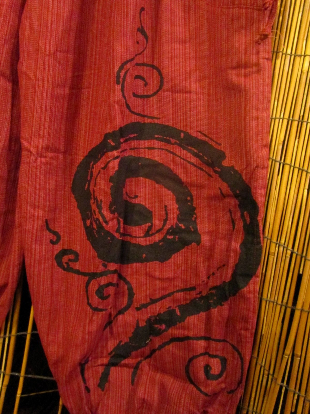 画像3: 渦巻きプリント＊コットン素材＊カーゴタイプ＊ふんわり＊アラジンパンツ