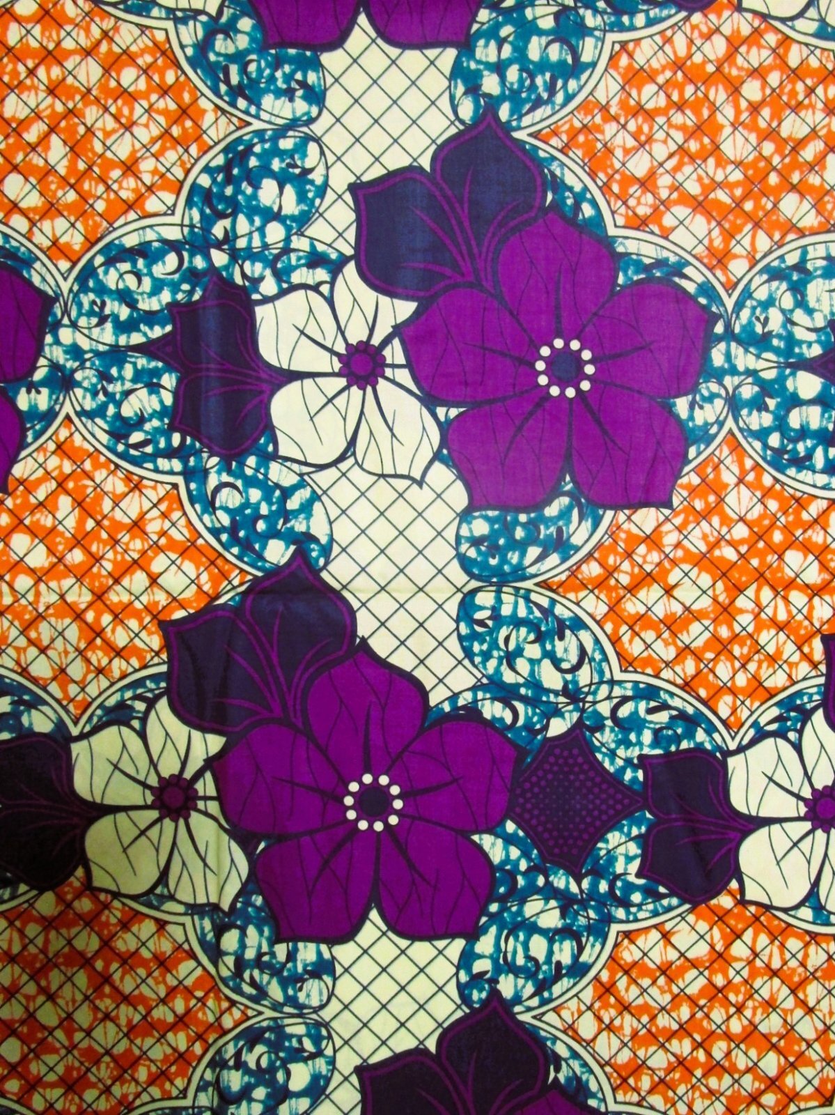 画像: アフリカンプリント生地 パーニュ