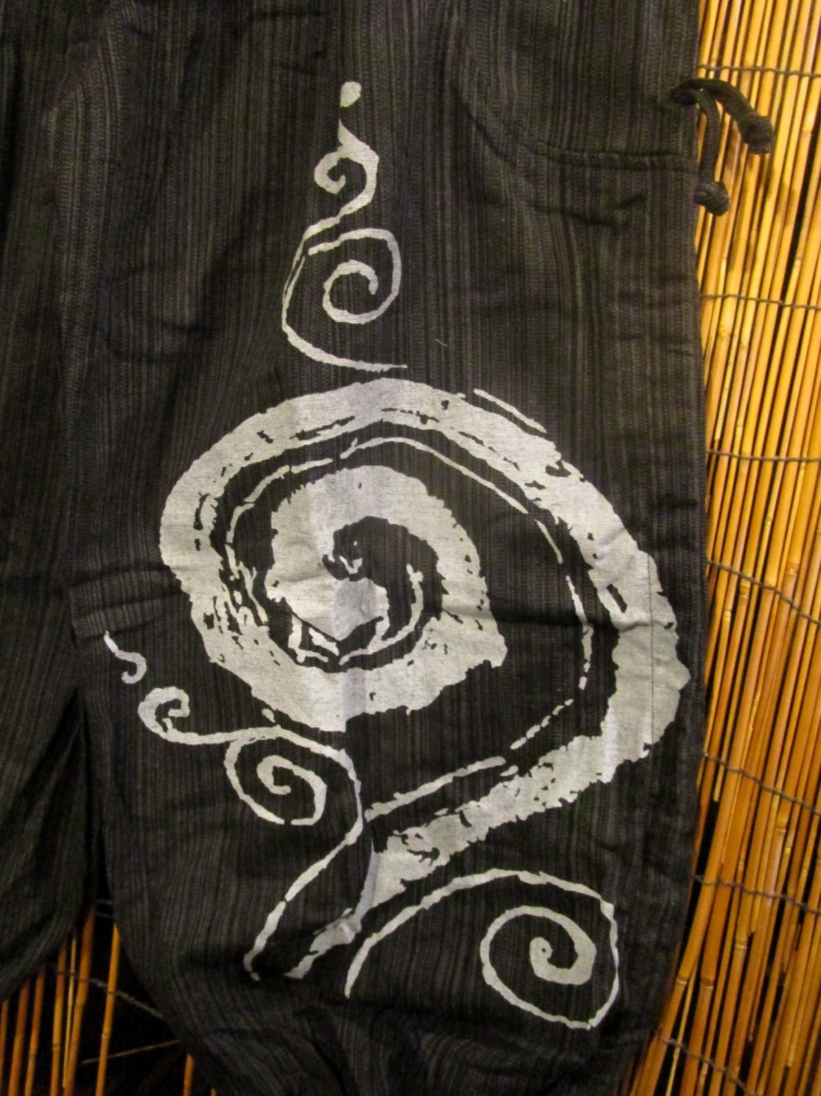 画像3: 渦巻きプリント＊コットン素材＊カーゴタイプ＊ふんわり＊アラジンパンツ