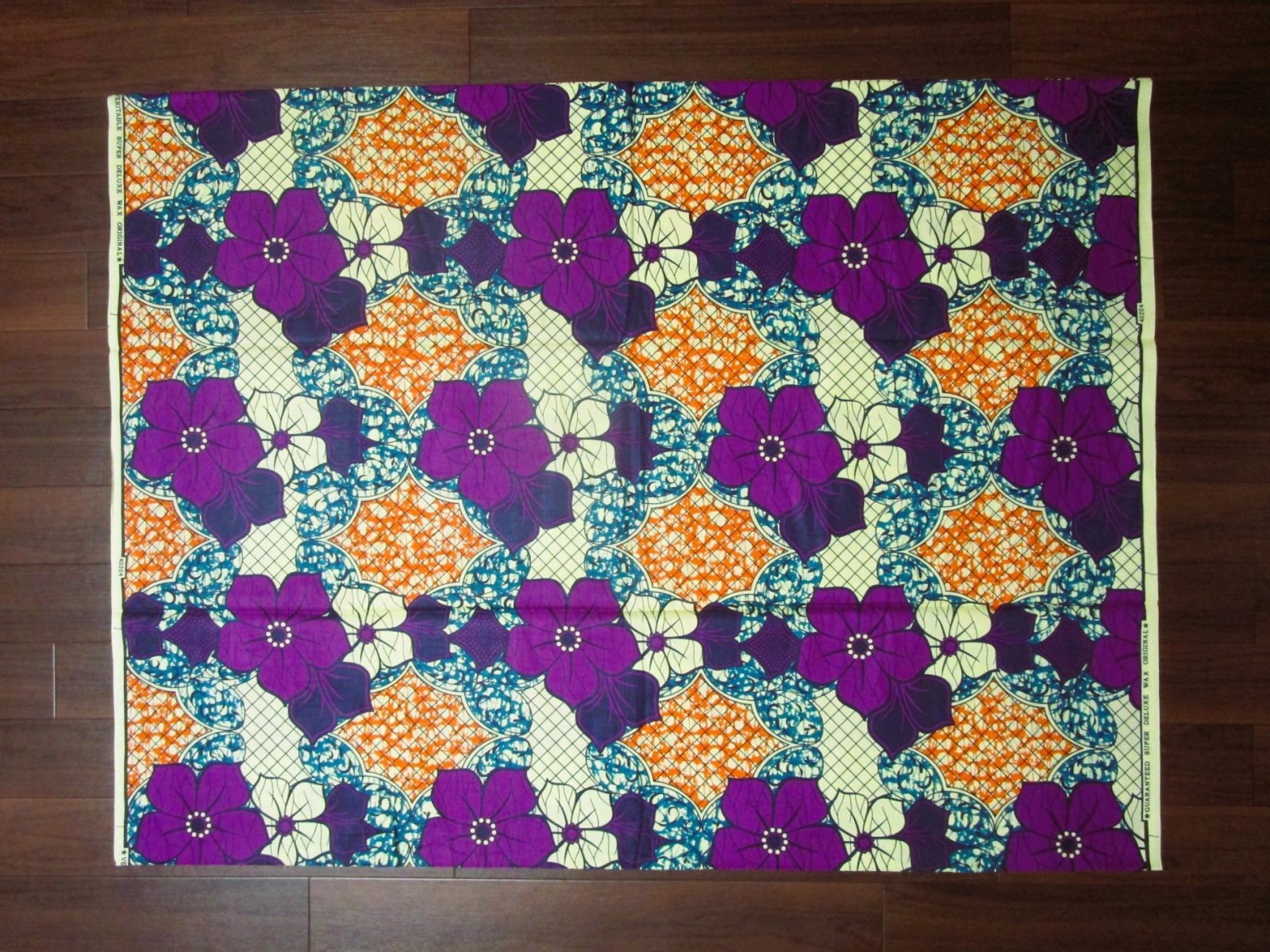 画像: アフリカンプリント生地 パーニュ