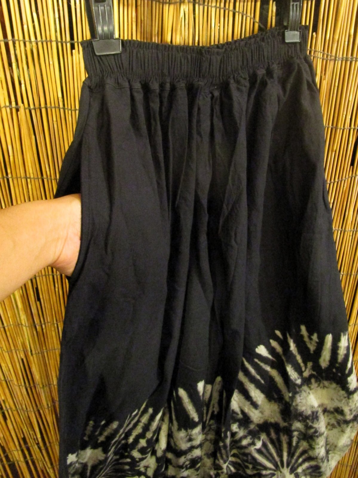 画像3: モノトーンタイダイ染め＊コットン素材＊ゆったりシルエット＊ビッグアラジンパンツ＊バルーンパンツ