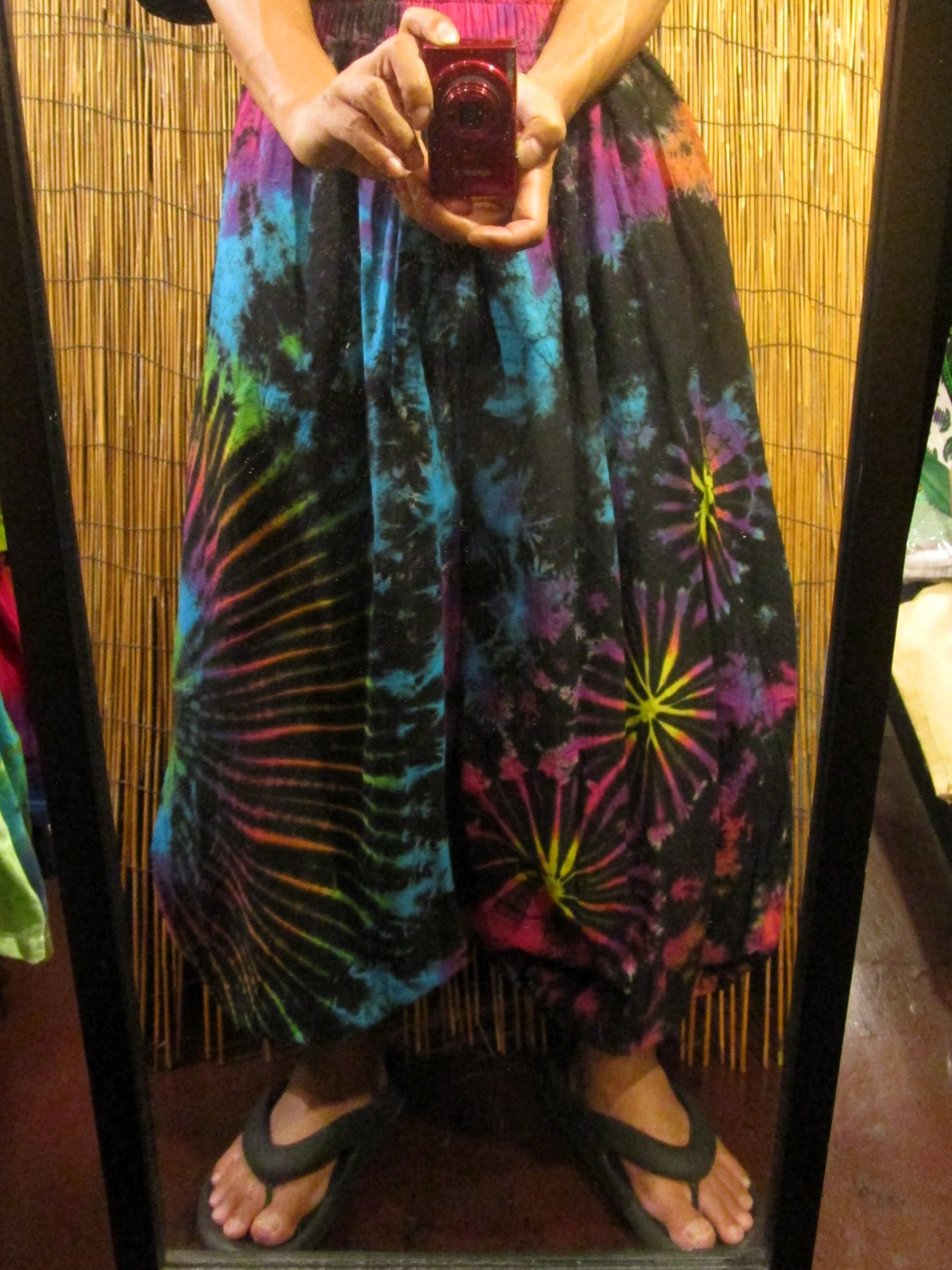 画像: タイダイ染め＊コットン素材＊ゆったりシルエット＊ビッグアラジンパンツ＊バルーンパンツ