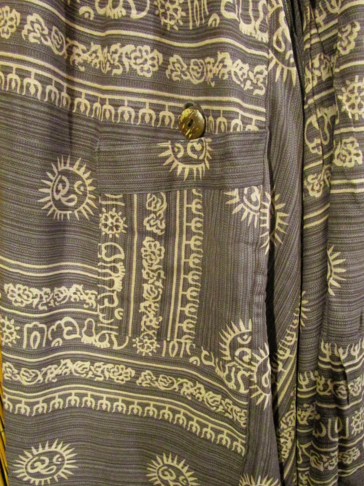 画像3: 二色の糸＊コッン素材＊ラムナミプリント＊ふんわり＊サルエルパンツ