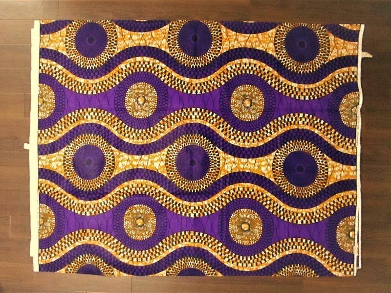 画像: アフリカンプリント生地 パーニュ