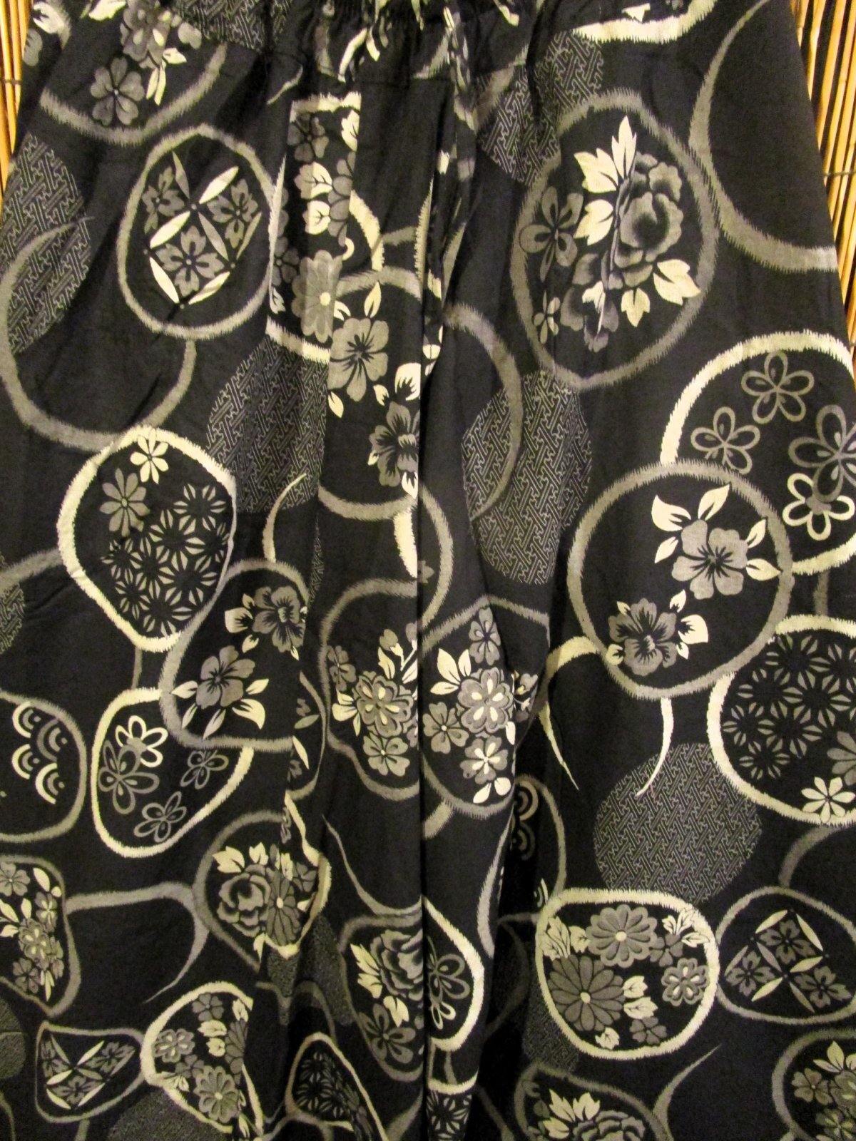 画像2: 和風プリント＊コットン素材＊ふんわり＊サルエルパンツ