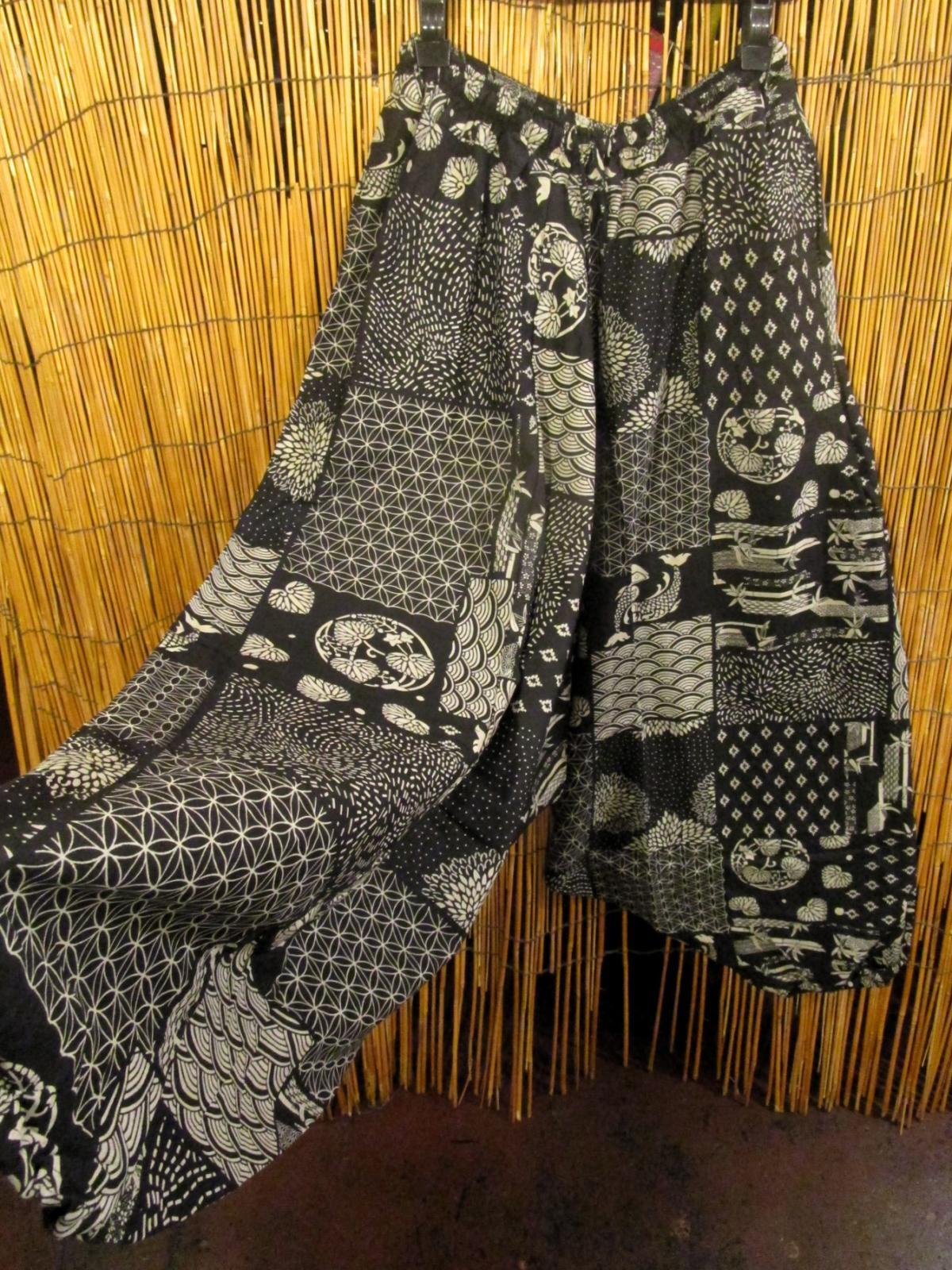 画像3: 和風プリント＊コットン素材＊ふんわり＊サルエルパンツ