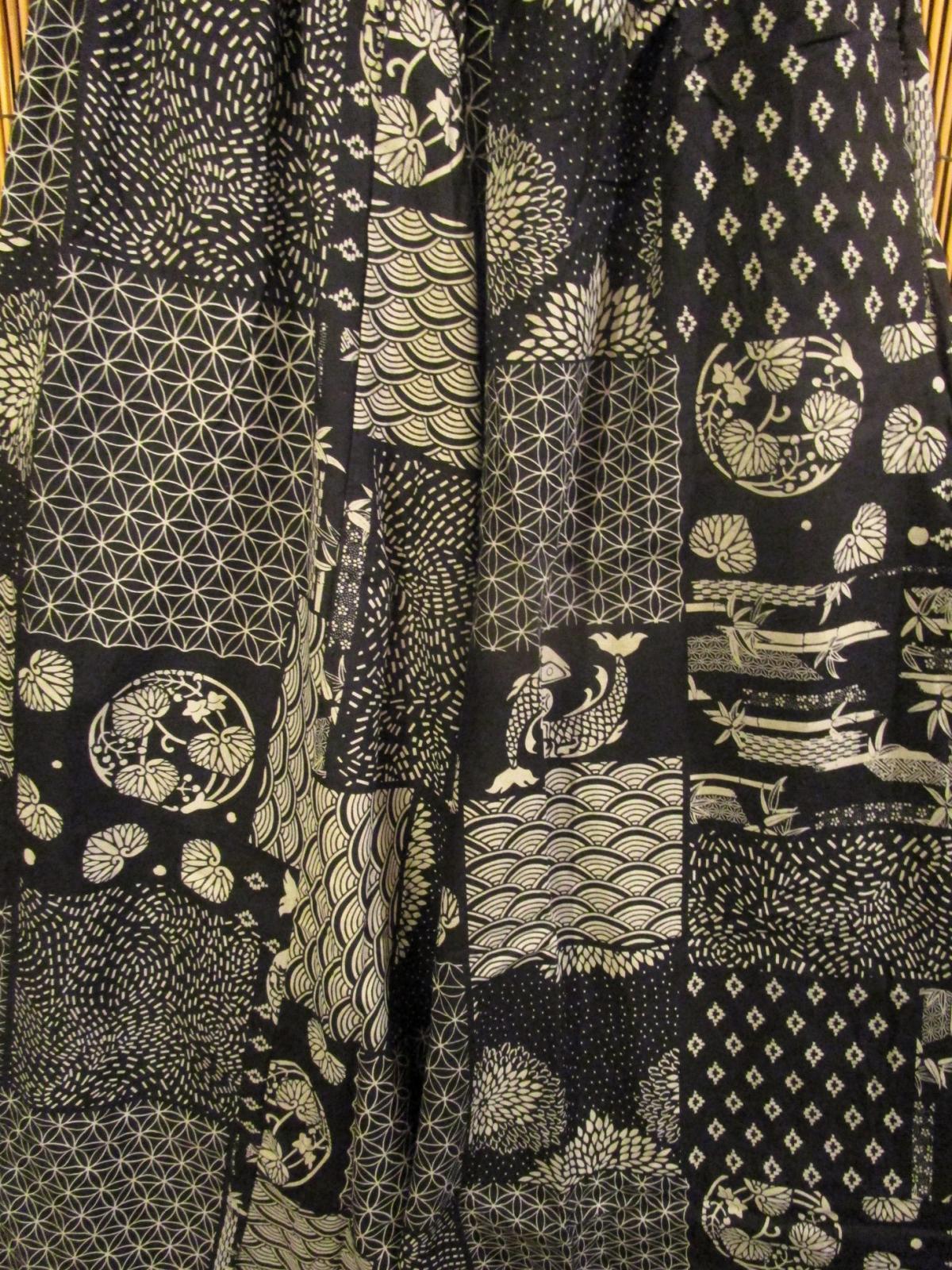 画像2: 和風プリント＊コットン素材＊ふんわり＊サルエルパンツ