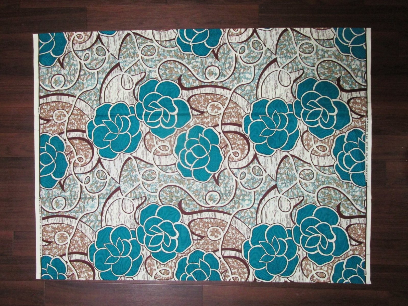 画像: アフリカンプリント生地 パーニュ