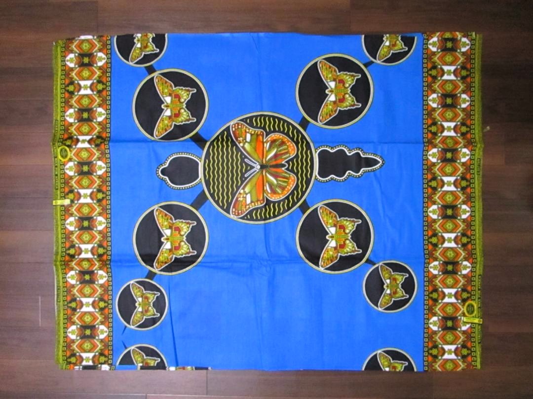 画像: アフリカンプリント生地 パーニュ