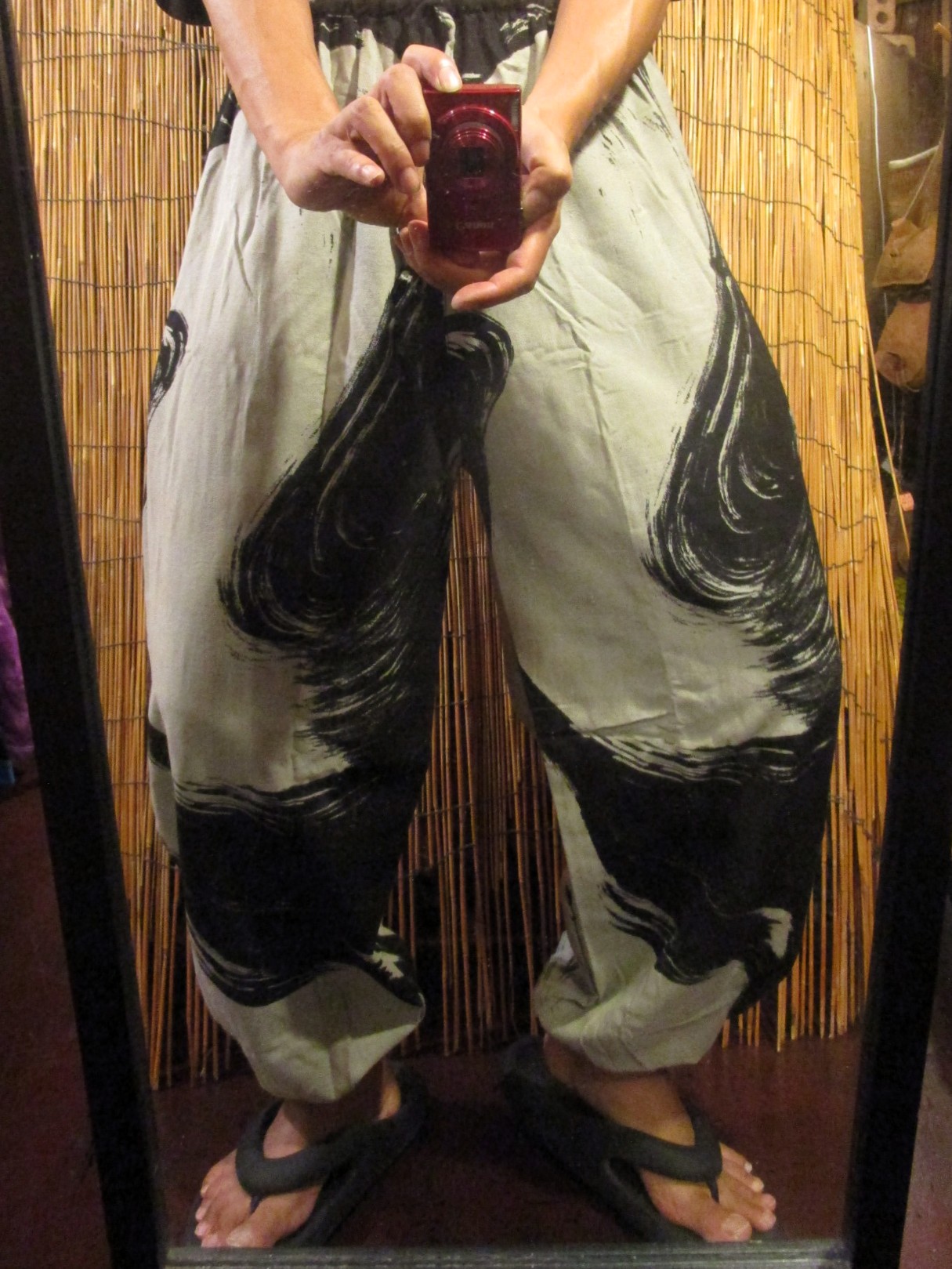 画像: 和風プリント＊コットン素材＊ふんわりシルエット＊アラジンパンツ 