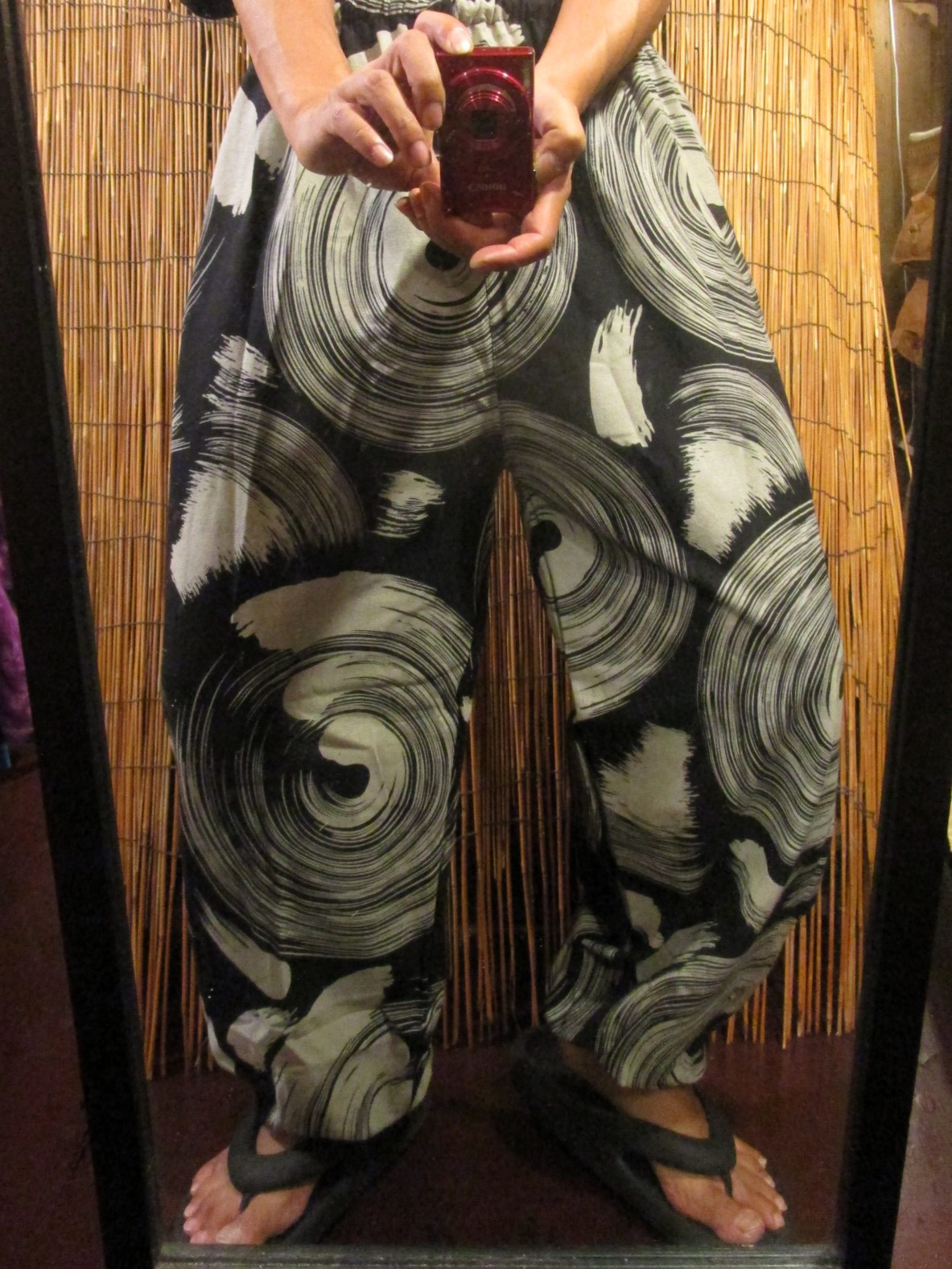 画像: 和風プリント＊コットン素材＊ふんわりシルエット＊アラジンパンツ 