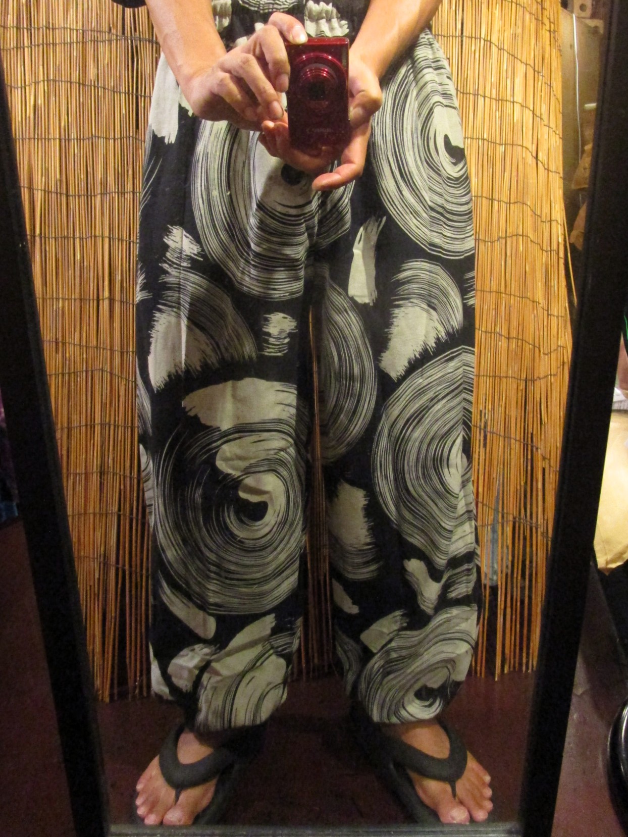 画像: 和風プリント＊コットン素材＊ふんわりシルエット＊アラジンパンツ 