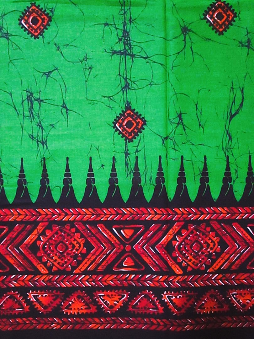 画像: アフリカンプリント生地 パーニュ