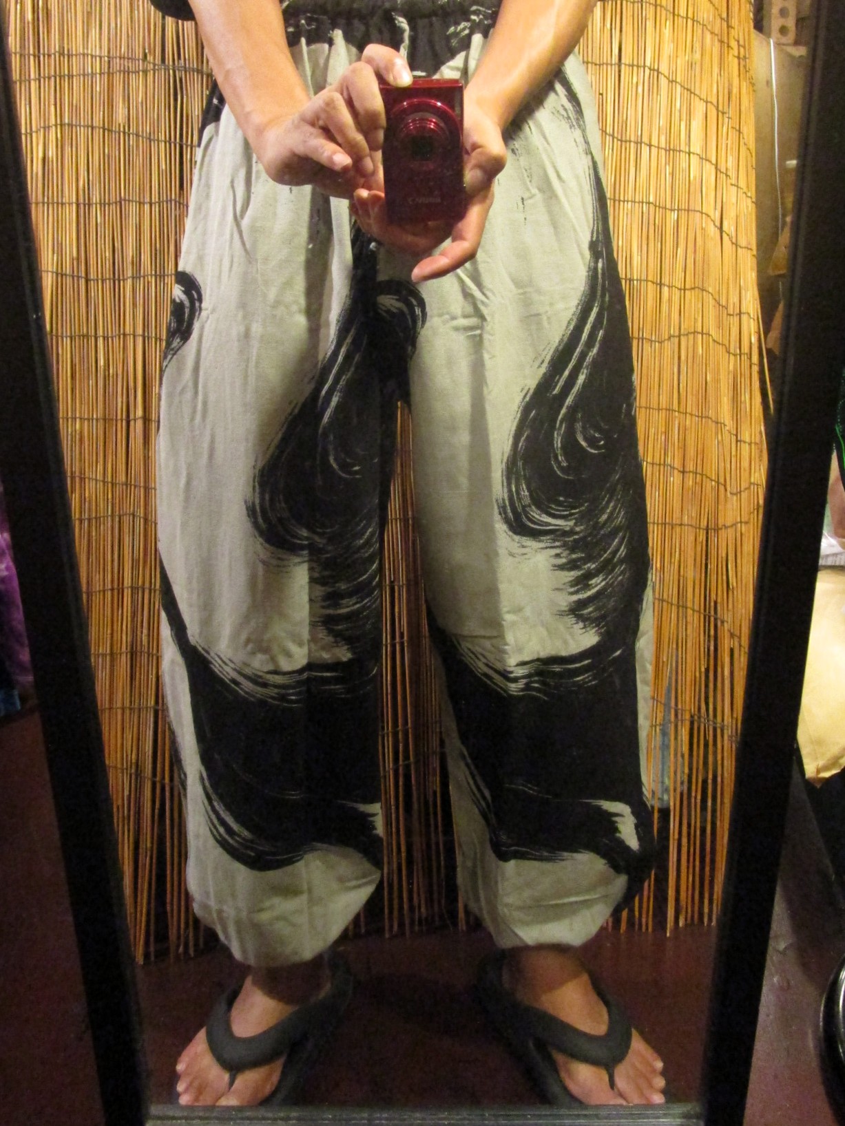 画像: 和風プリント＊コットン素材＊ふんわりシルエット＊アラジンパンツ 