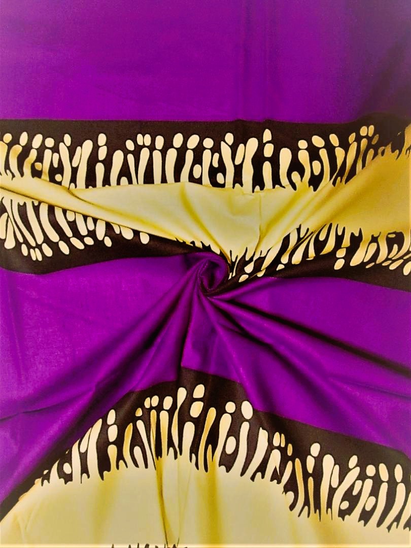 画像: アフリカンプリント生地 パーニュ