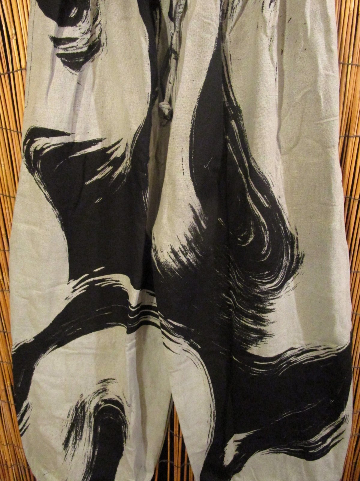 画像2: 和風プリント＊コットン素材＊ふんわりシルエット＊アラジンパンツ 